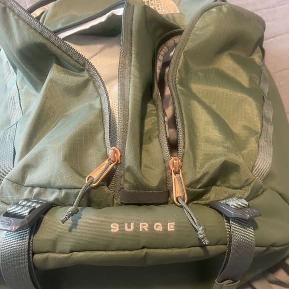 The North Face Surge Olive Backpack